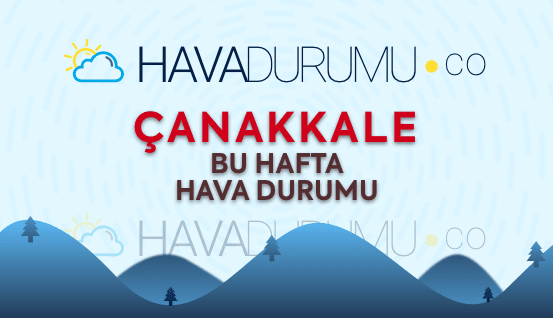 Çanakkale'de Hava Birden Soğuyacak!